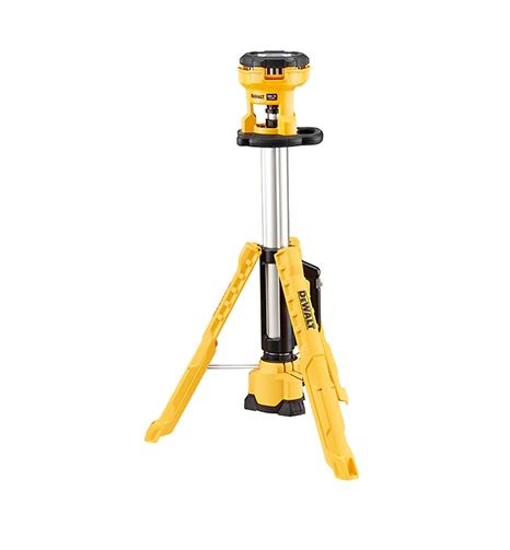 Lampe LED 18V trépied XR (sans batterie ni chargeur) en boite carton DEWALT DCL079-XJ