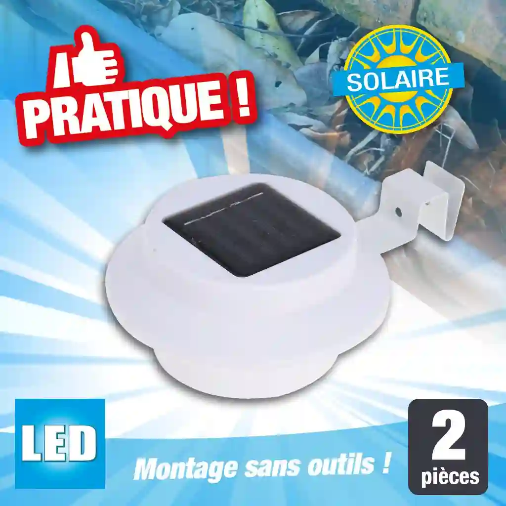 Lampes éclairage pour gouttière