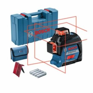 Laser lignes croix GLL 3-80 Professional + coffret BOSCH 0601063S00