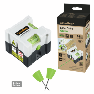 Niveau laser à ligne et bulle vert LASERLINER Laser Cube Green