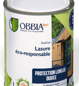Lasure ÉCO-RESPONSABLE chêne 1 L OBBIA ECOCRYL1/3007