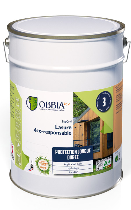 Lasure ÉCO-RESPONSABLE teck 2,5 L OBBIA ECOCRYL2.5-TK
