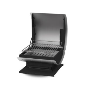Barbecue Français Duo à charbon 40 cm, grille en inox avec couvercle