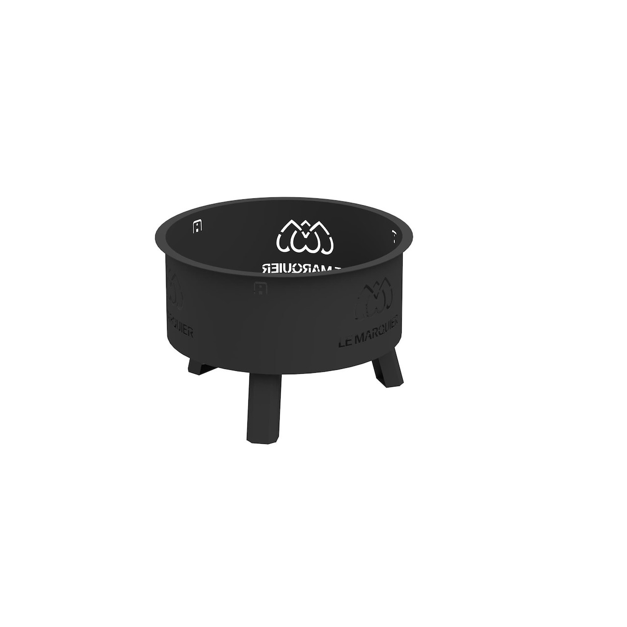 Brasero Original noir - Ø 60 cm - Acier noir - Origine France Garantie