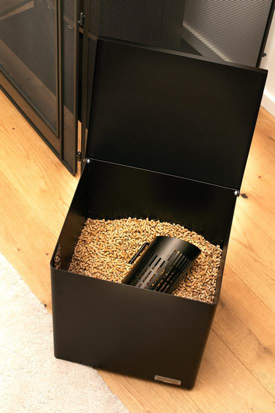 Coffre à granulés - Original GM à roulettes - L.40xP.35xH.45 cm (capacité 2 sacs 15 kg) - Origine France