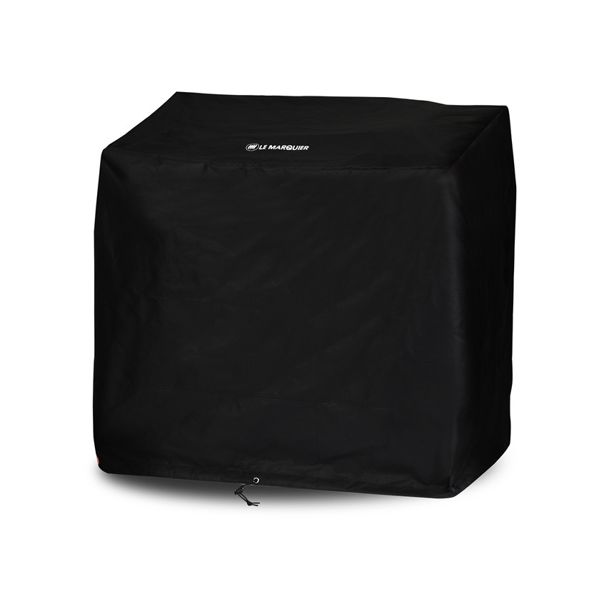 Housse pour plancha/BBQ 60 cm sur chariot/desserte avec tablettes (avec ou sans couvercle)