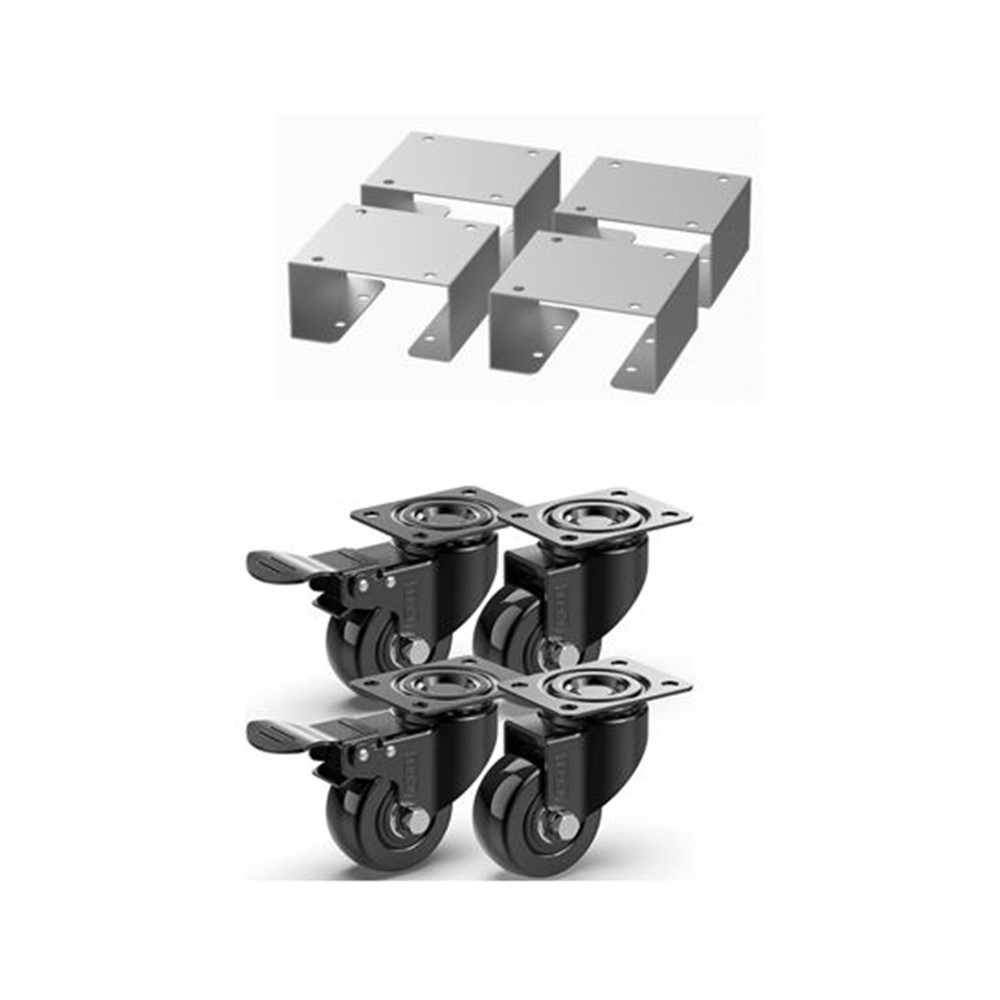 Kit roues meublée de cuisine - L.12 x P.8 x H.7cm