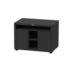 Meuble cuisson XL noir - 110 x 70 cm - Portes push pull - Origine France Garantie