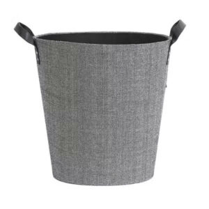 Panier à bûches et à granulés - Dama rond - gris