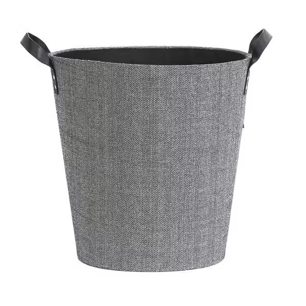 Panier à bûches et à granulés - Dama rond - gris
