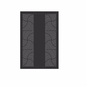 Plaque murale - Essentiel noire - L.80xH.120 cm - Origine France