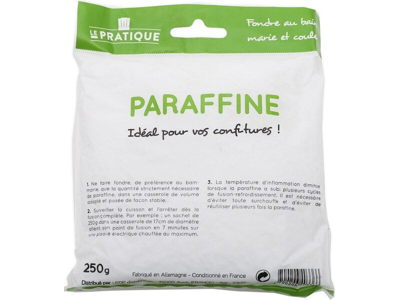 Paraffine alimentaire billes sachet 250g