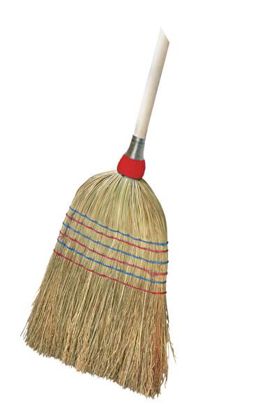 Balai paille de riz - manche bois