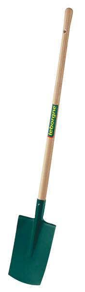 Bêche à rebord - 28 cm - manche pomme en bois certifié PEFC 100%