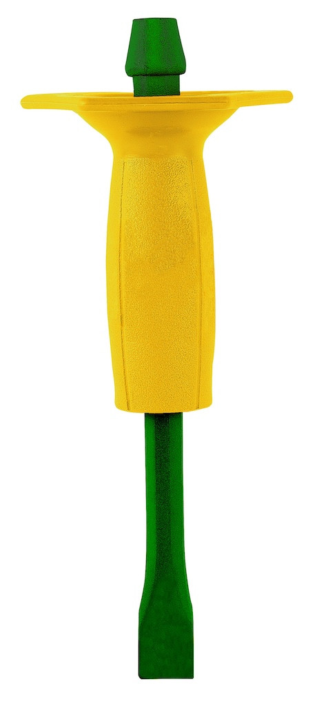 Ciseau réaffûtable 30 cm avec pare faux-coups - acier forgé et trempé