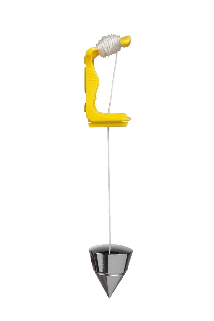 Fil à plomb d’architecte Sylvapro 10 cm - fil nylon 4 m et plomb chromé