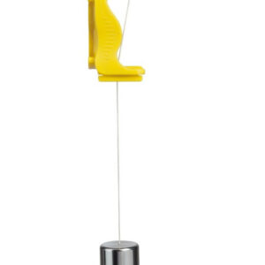 Fil à plomb magnétique Batipro 10 cm - fil nylon 8 m et support magnétique