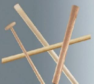 Manche de rechange fourche à bêcher en bois, pomme - 100 cm - certifié PEFC 100%
