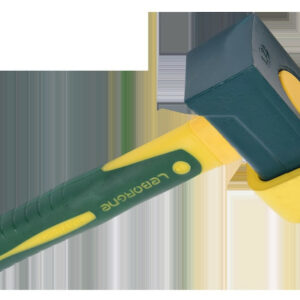 Massette paveur Batipro 1,2 kg avec embout caoutchouc - pose de matériaux sans les abîmer