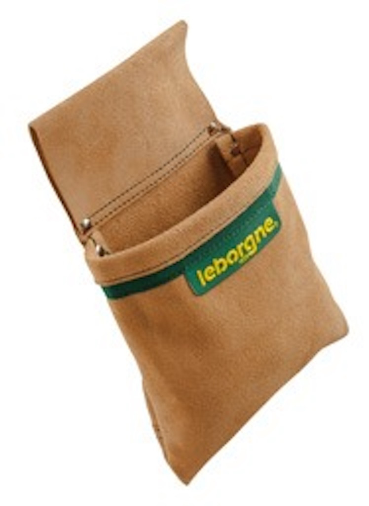Monopoche en croûte de cuir 150 mm - rangement d’outils avec fixation Rapid’fix