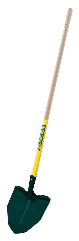 Pelle Batipro manche bois PEFC 130 cm - fer 28,6 cm pour terrassement et bâtiment