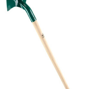Pelle ronde acier trempé 27 cm manche bois 110 cm - sols durs et gravier