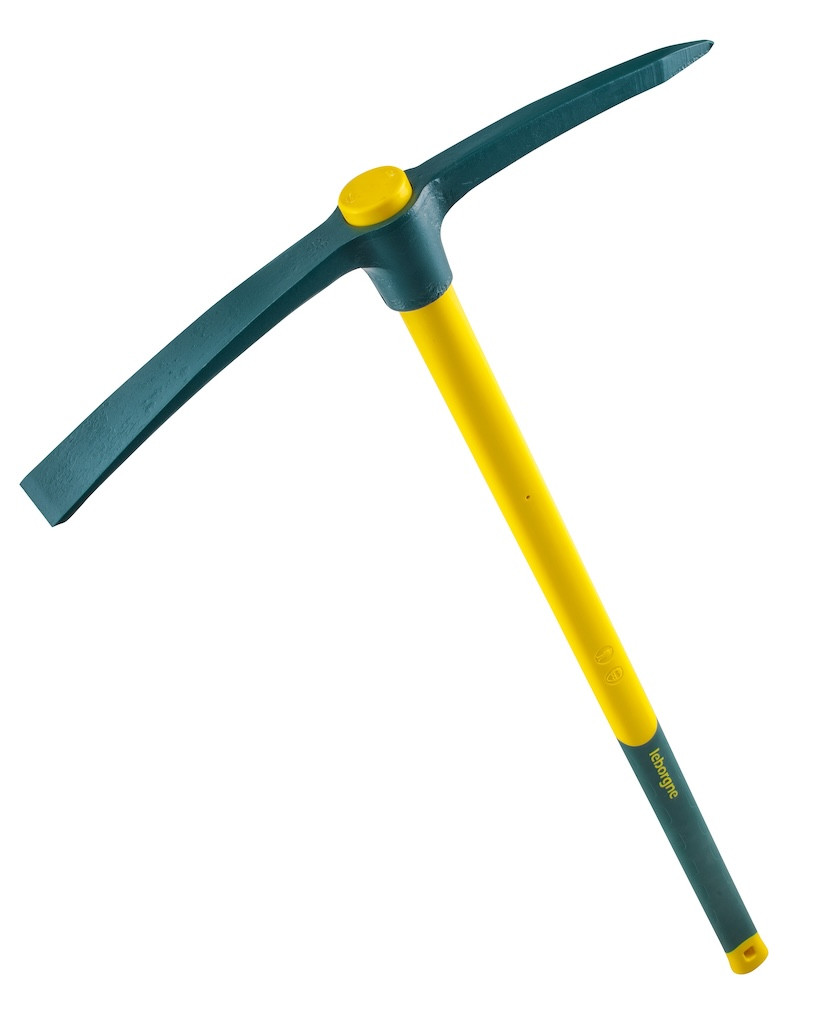 Pioche terrassier ronde Novagrip 90 cm - fer 2 kg pour sols durs et rocheux