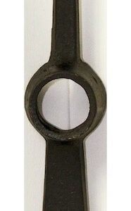 Pioche terrassier TP 2,5 kg sans manche - pointe diamant et panne affûtée