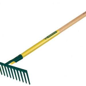 Râteau 16 dents droites 150 cm - manche bois PEFC pour nivelage et ratissage