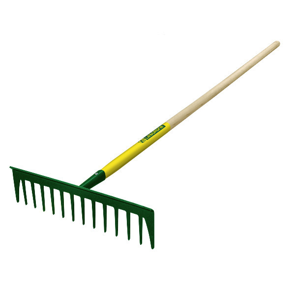 Râteau Batipro 16 dents droites douille ronde - sans manche