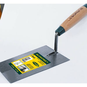 Truelle carrée 20 cm manche bois - lame souple en acier trempé
