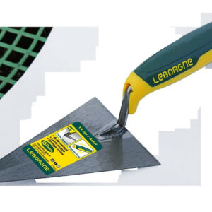 Truelle triangulaire 14 cm manche bi-matière - lame souple pour travail de précision