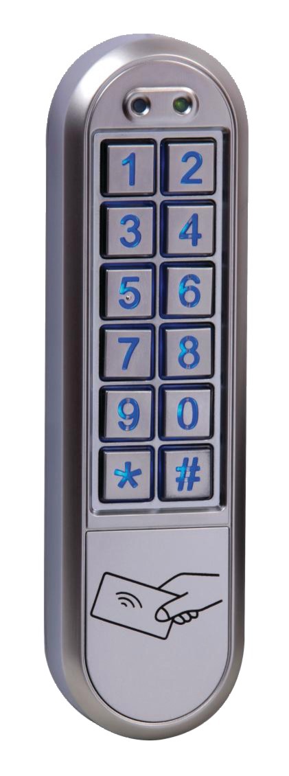 Lecteur de proximité étroit avec clavier rétroéclairé SEWOSY KRN1000