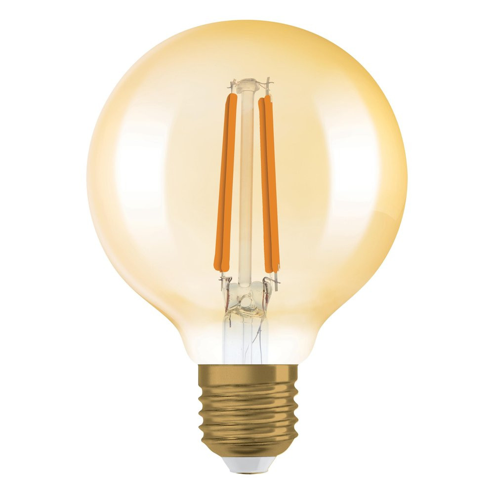 Led globe 80 e27 à filament ambre 60 w chaud OSRAM