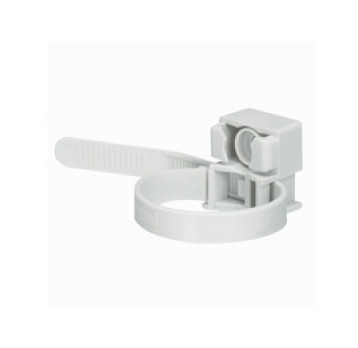 20 fixe-cables ou tubes gris