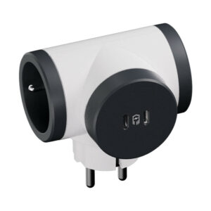 Biplite avec 2 USB-C, noir LEGRAND