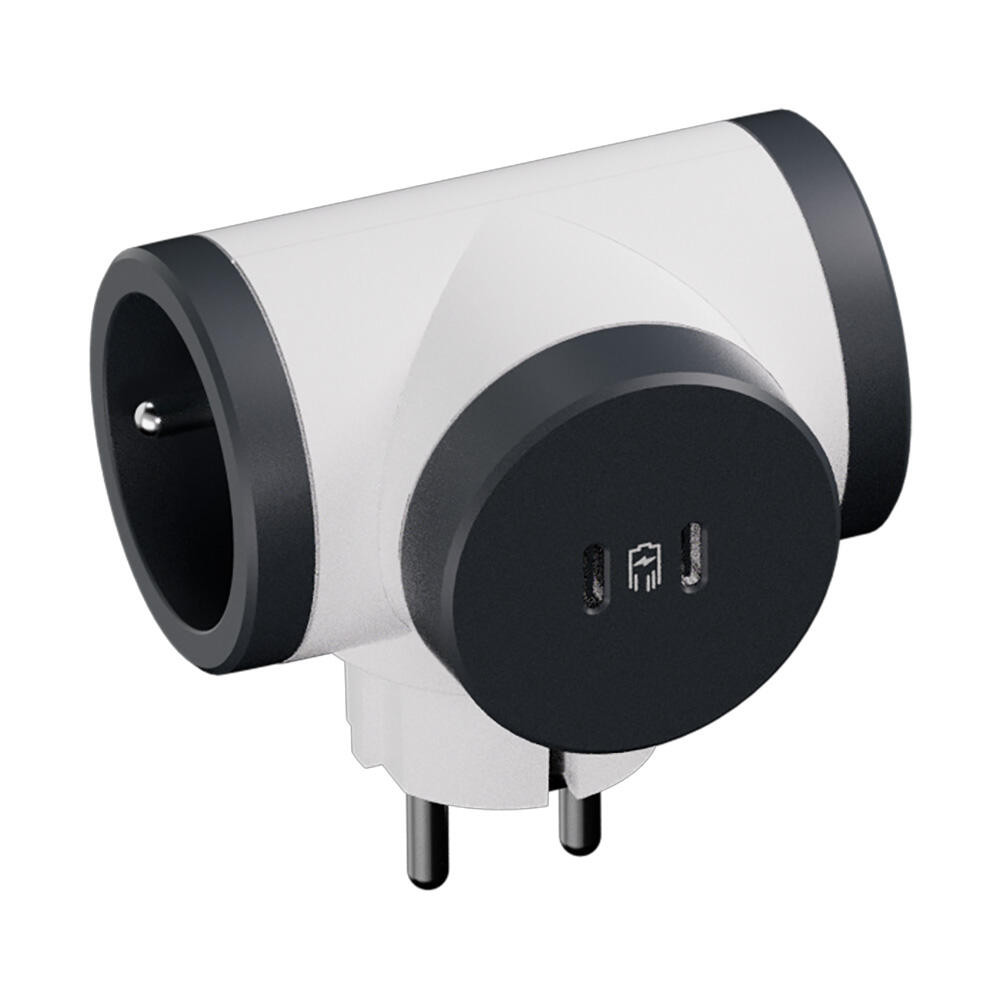 Biplite avec 2 USB-C, noir LEGRAND