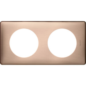 Celiane plaque 2 poste copper cuivre