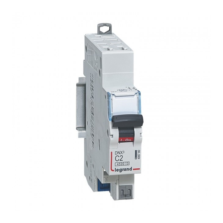 Disjoncteur phase + n 2 A automatique
