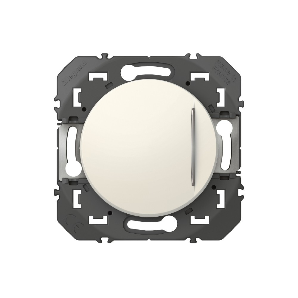 Interrupteur va-et-vient lumineux, LEGRAND Dooxie, blanc
