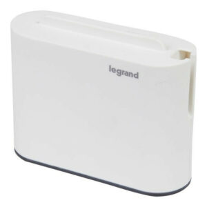 Multiprise Usb Mini Compact, 2 Prises Blanc / Noir