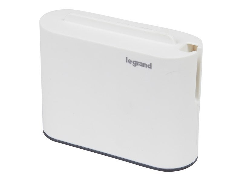 Multiprise Usb Mini Compact, 2 Prises Blanc / Noir