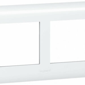 Plaque double horizontal Mosaic, LEGRAND blanc