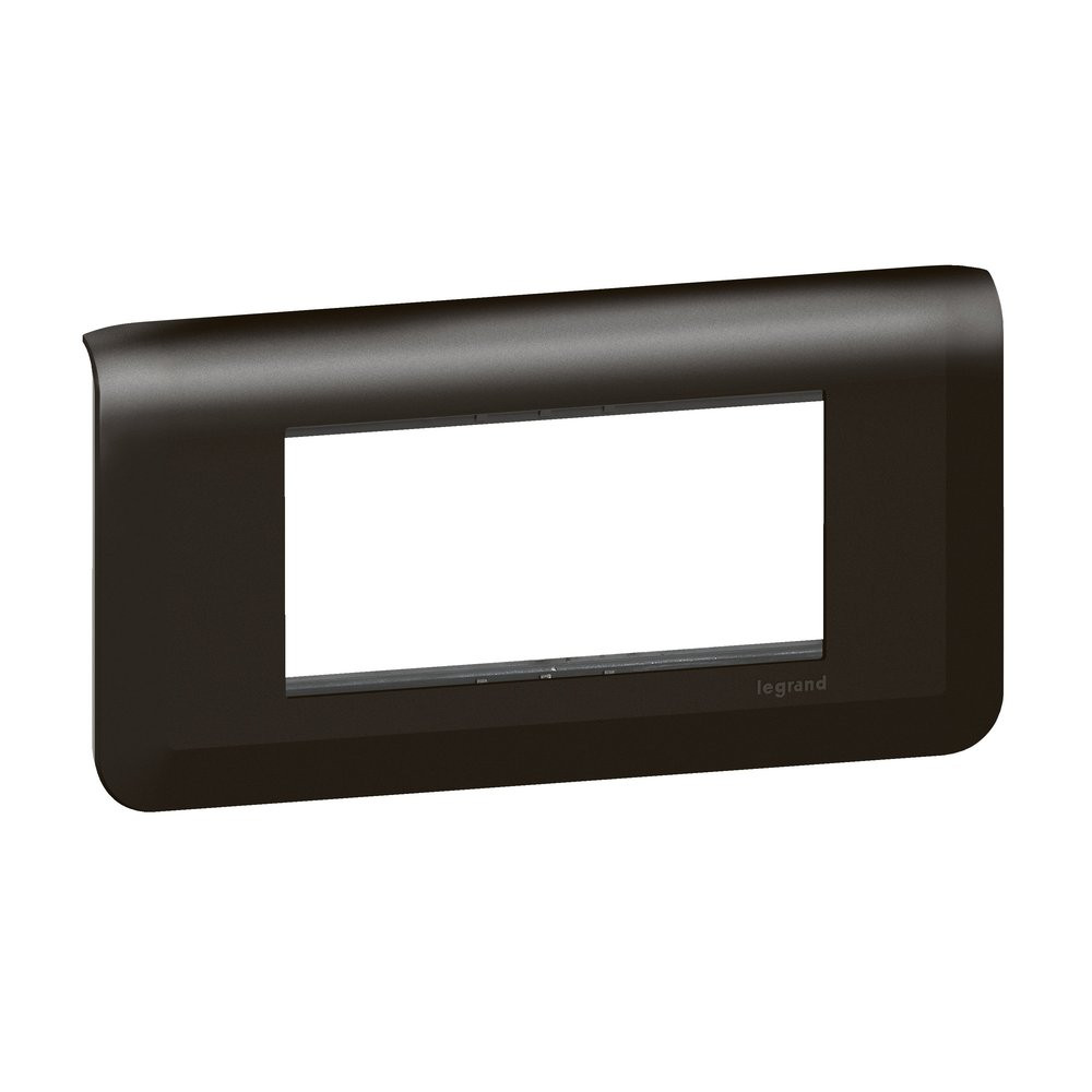 Plaque double Mosaic, LEGRAND, noir