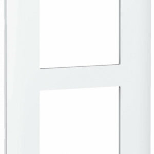 Plaque double vertical Mosaic, LEGRAND blanc