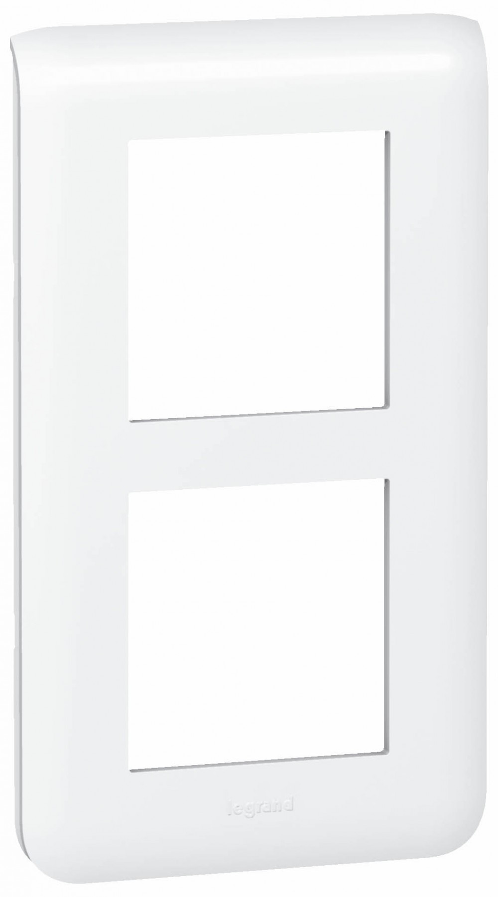 Plaque double vertical Mosaic, LEGRAND blanc