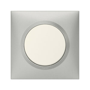 Plaque simple Dooxie, LEGRAND, aluminium