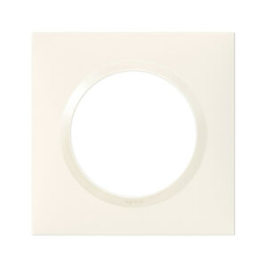 Plaque simple Dooxie, LEGRAND, blanc