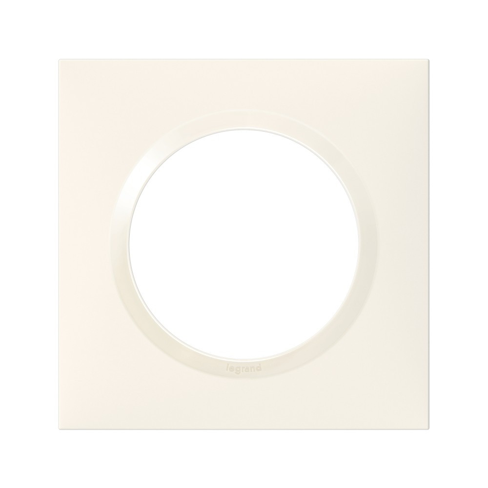 Plaque simple Dooxie, LEGRAND, blanc