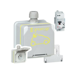 Prise voiture électrique Green'Up + kit Green'Up Access
